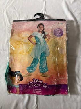 Disney Princess Jasmine Turquoise and Gold Girls' Costume
